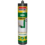 SOUDAL AKRYL EXPRESS TURBO GYORSKÖTŐ FESTHETŐ FEHÉR AKRIL TÖMÍTŐ 280 ML - (12#) (153455)