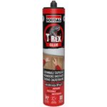 SOUDAL T-REX GLUE PIROS FEHÉR VÍZBÁZISÚ SZERELŐRAGASZTÓ AZONNALI 380 GR - (12#) (125931)