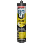 SOUDAL FIX ALL TURBO GYORSKÖTÉSŰ FEHÉR RAGASZTÓ TÖMÍTŐ 290 ML - (12#) (126857)