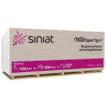 GIPSZKARTON TŰZGÁTLÓ 12,5 X 1200 X 2000 MM SINIAT NIDA FIRE OGIEŃ PLUS (DF) 2,4 M2