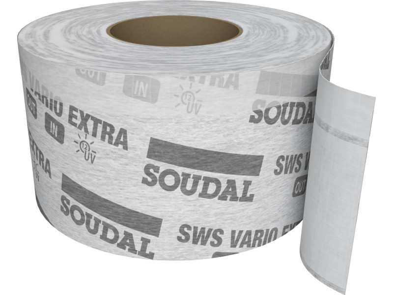 145966 SOUDAL SWS OUTSIDE EXTRA ÖNTAPADÓ ABLAKBEÉPÍTŐ RAL SZALAG KÜLSŐ OLDALRA 100 MM X 30 M - (145966) - Image 1