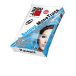 BAUMIT SANOVA MONOTRASS FEHÉR TRASSZ-MÉSZ LÉGÁTERESZTŐ VÍZTASZÍTÓ SZÁRÍTÓ VAKOLAT 25 KG -(153113)