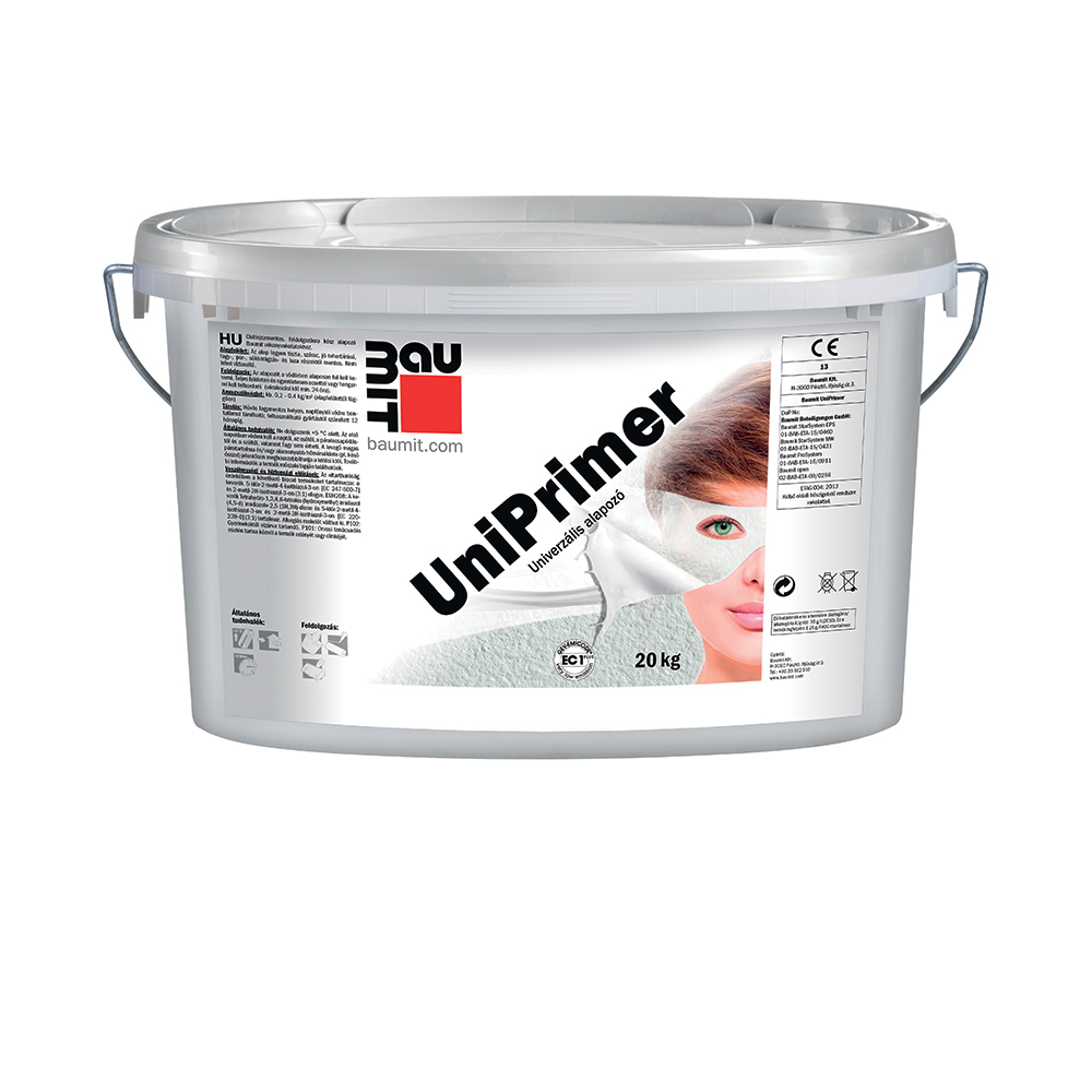 255401 BAUMIT UNIPRIMER FEHÉR UNIVERZÁLIS ALAPOZÓ 25 KG - (255401) - Image 1