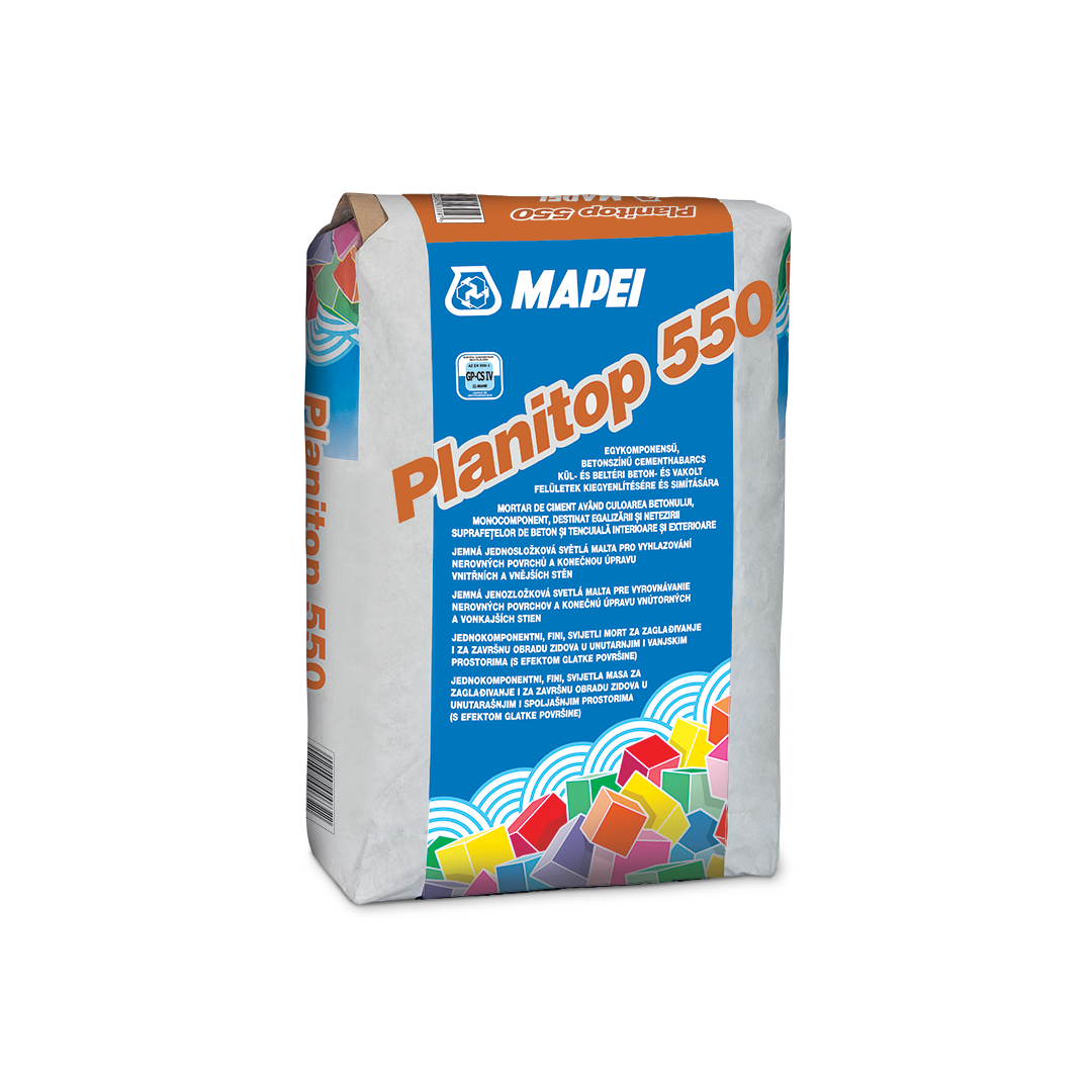222225 MAPEI PLANITOP 550 KIEGYENLÍTŐ SIMÍTÓ CEMENTHABARCS 1-10 MM-IG 25 KG - (222225) - Image 1