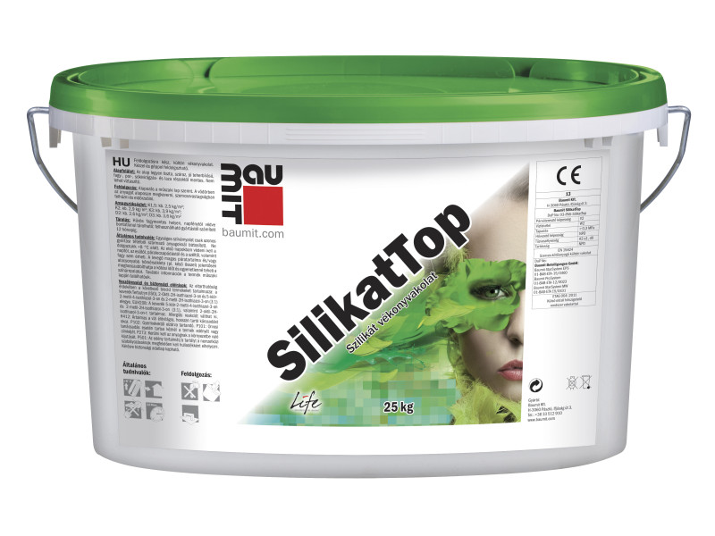 2553332 BAUMIT SILIKATTOP SZILIKÁT VAKOLAT K 3 MM KAPART 25 KG - II. SZÍNCSOPORT 5,4,3 (2553332) - Image 1