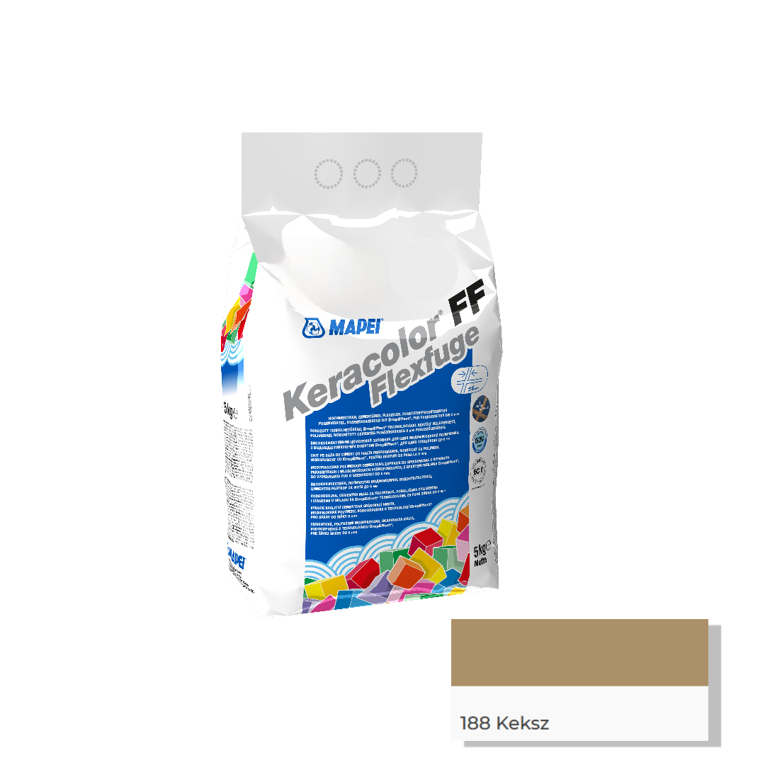 5N018845A MAPEI KERACOLOR FF FLEX 188 KEKSZ FLEXIBILIS FUGÁZÓ 5 KG - (5N018845A) - Image 1