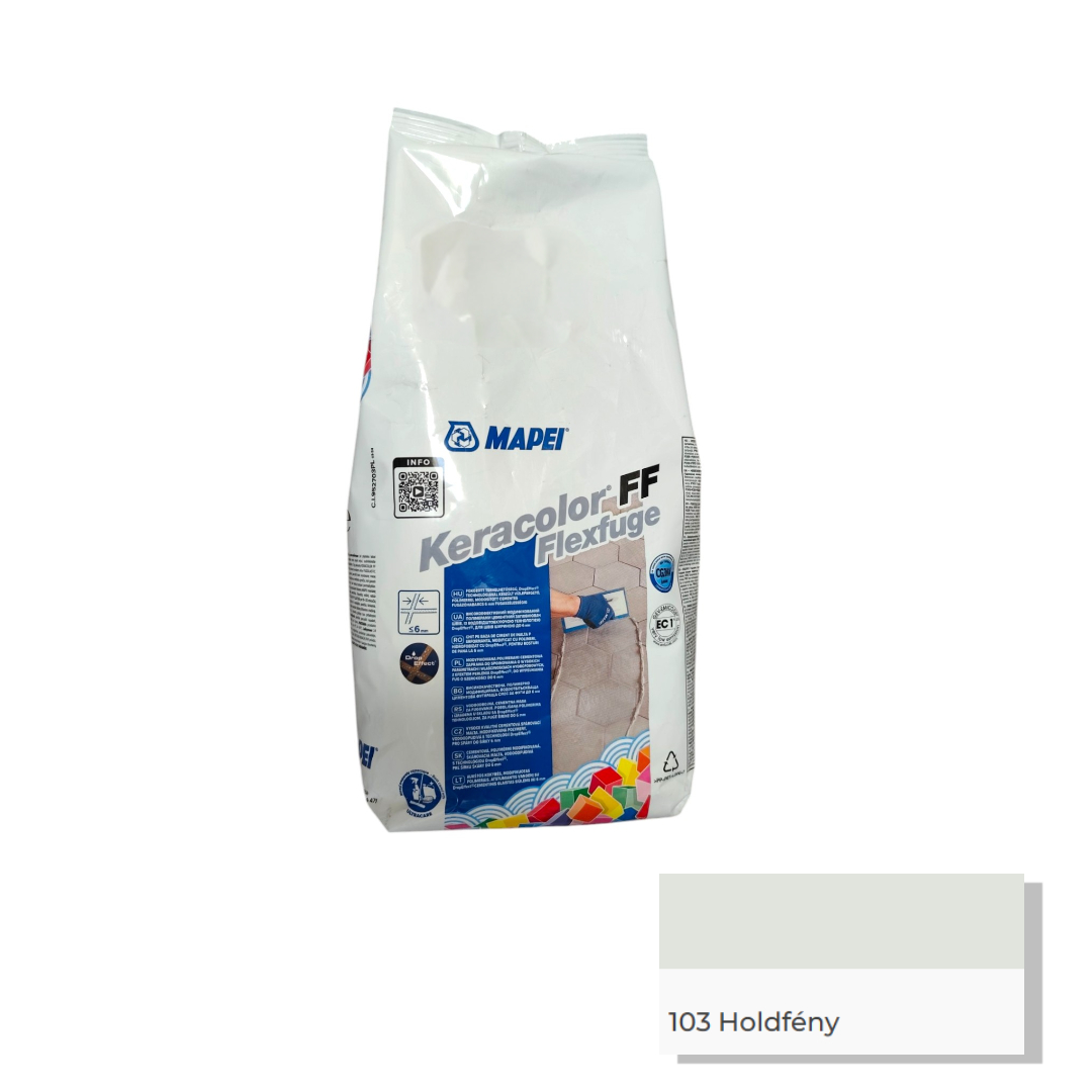 5N10328AU MAPEI KERACOLOR FF FLEX 2 KG 103 HOLDFEHÉR FLEXIBILIS FUGÁZÓ - (5N10328AU) - Image 1
