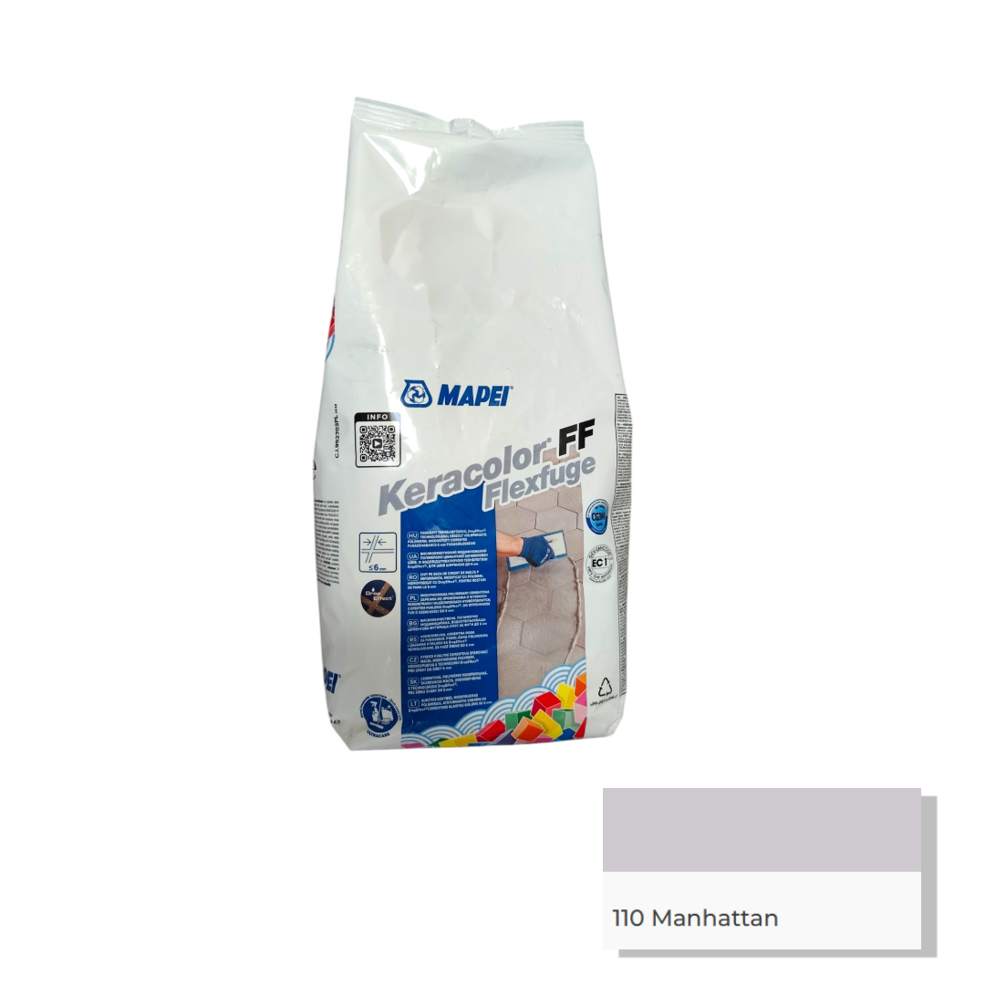 5N11028AU MAPEI KERACOLOR FF FLEX 2 KG 110 MANHATTAN FLEXIBILIS FUGÁZÓ - (5N11028AU) - Image 1