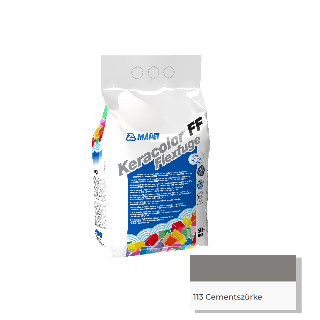5N11345A MAPEI KERACOLOR FF FLEX 113 CEMENTSZÜRKE FLEXIBILIS FUGÁZÓ 5 KG - (5N11345A) - Image 1