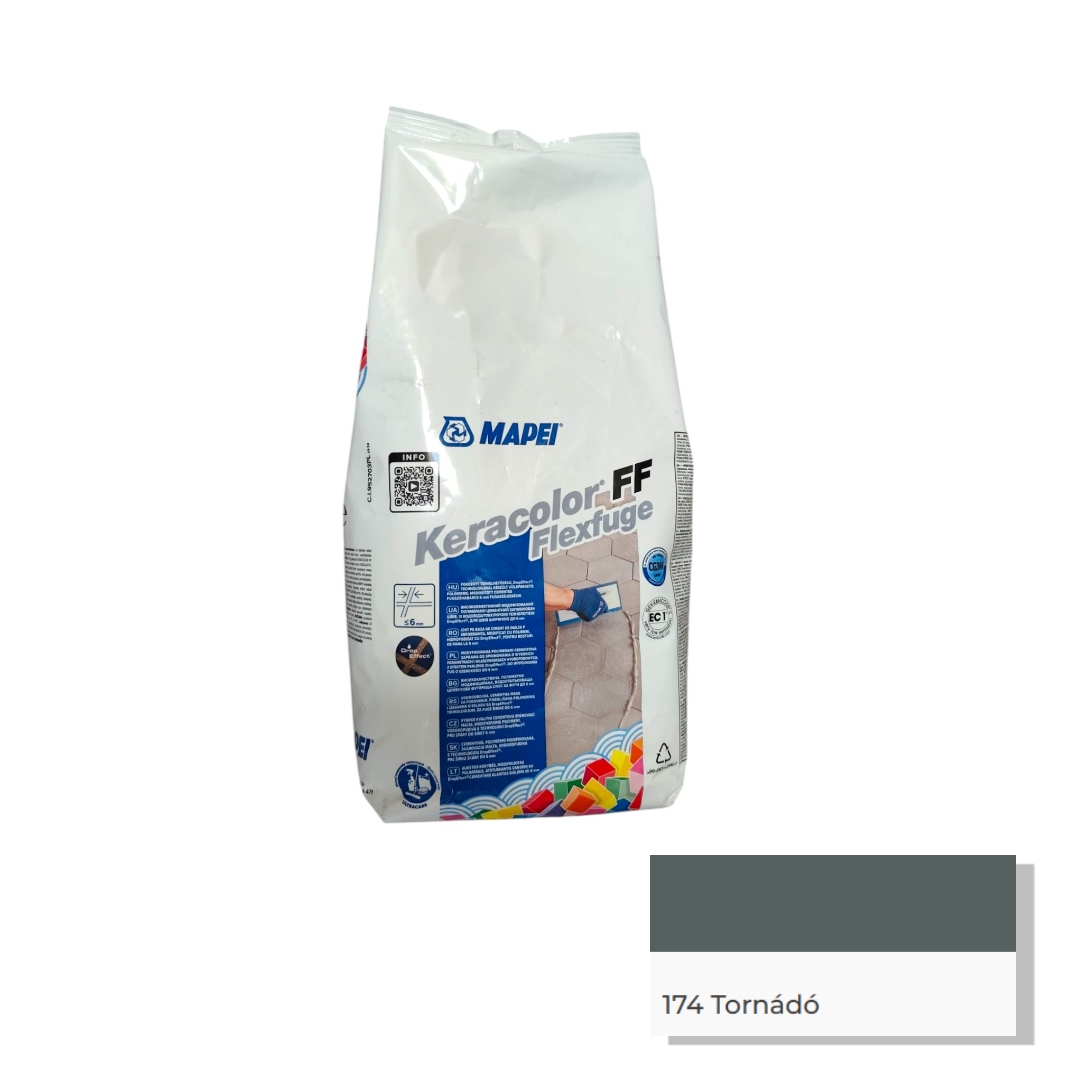 5N17428AU MAPEI KERACOLOR FF FLEX 2 KG 174 TORNÁDÓ FLEXIBILIS FUGÁZÓ - (5N17428AU) - Image 1