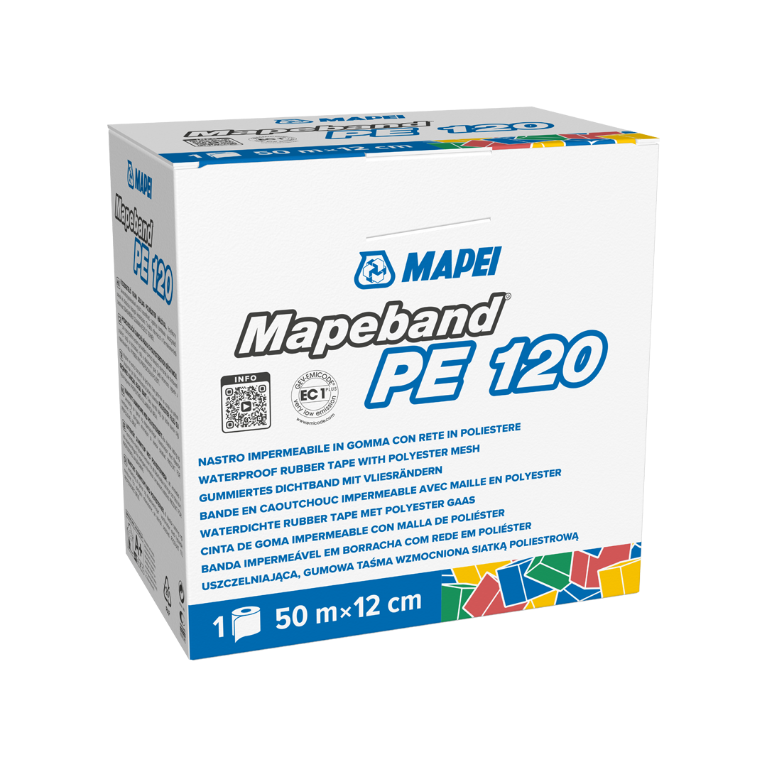 7953050 MAPEI MAPEBAND PE120 HAJLATERŐSÍTŐ SZALAG 50 M X 12 CM - (50 M/DOBOZ) (7953050) - Image 1